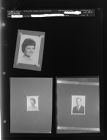 Reproduced Portraits of a man and a woman (3 Negatives), February 1-4, 1966 [Sleeve 8, Folder b, Box 39]